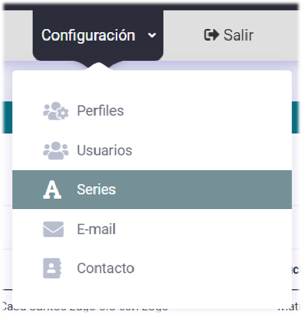 Figura 1. Configuración de series de facturación.webp